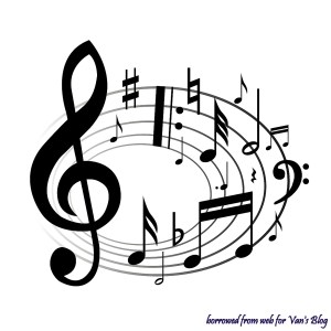 Music Notes in Circle